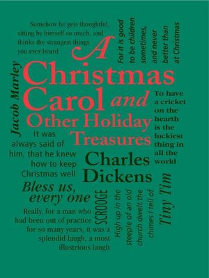 cover image of A Christmas Carol and Other Holiday Treasures